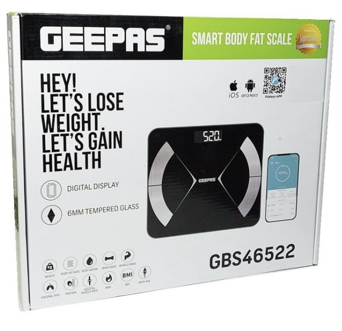 ترازو دیجیتال جی پاس مدل GBS46522 ا -Geepas Digital Kitchen Weighing Scales-