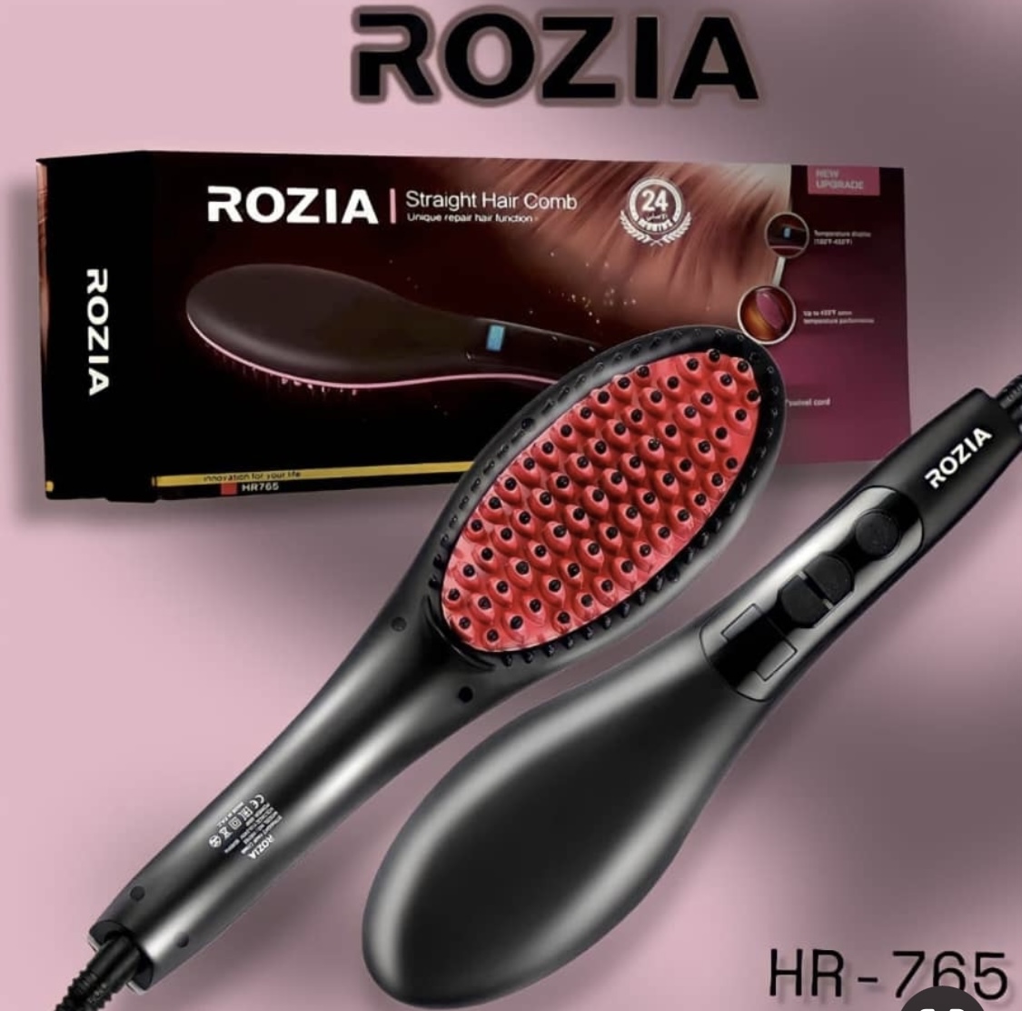 برس حرارتی روزیا مدل HR765 ا Rosia thermal brush, HR765 model