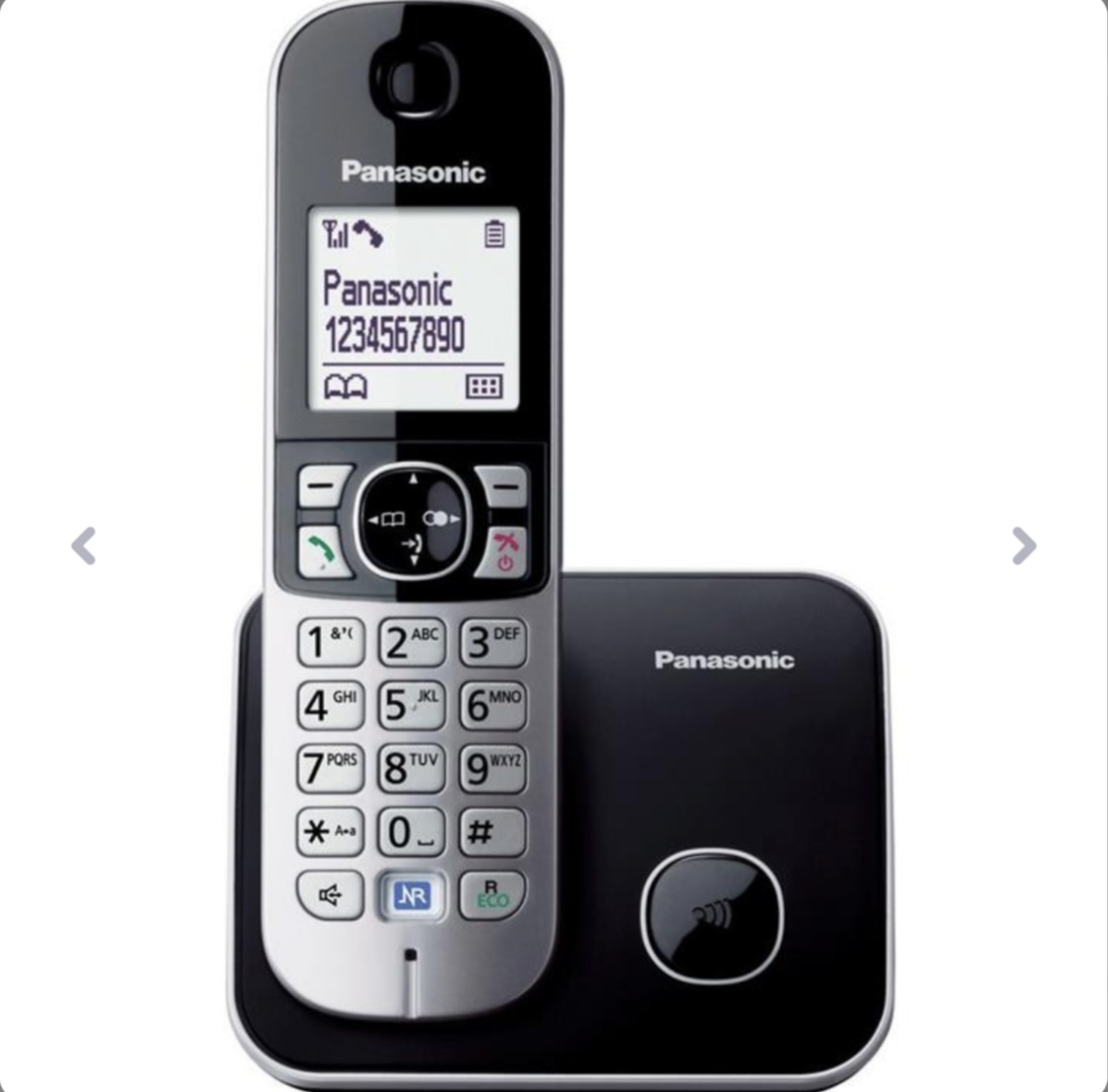 تلفن بی سیم پاناسونیک مدل ۶۸۱۱(مشکی)